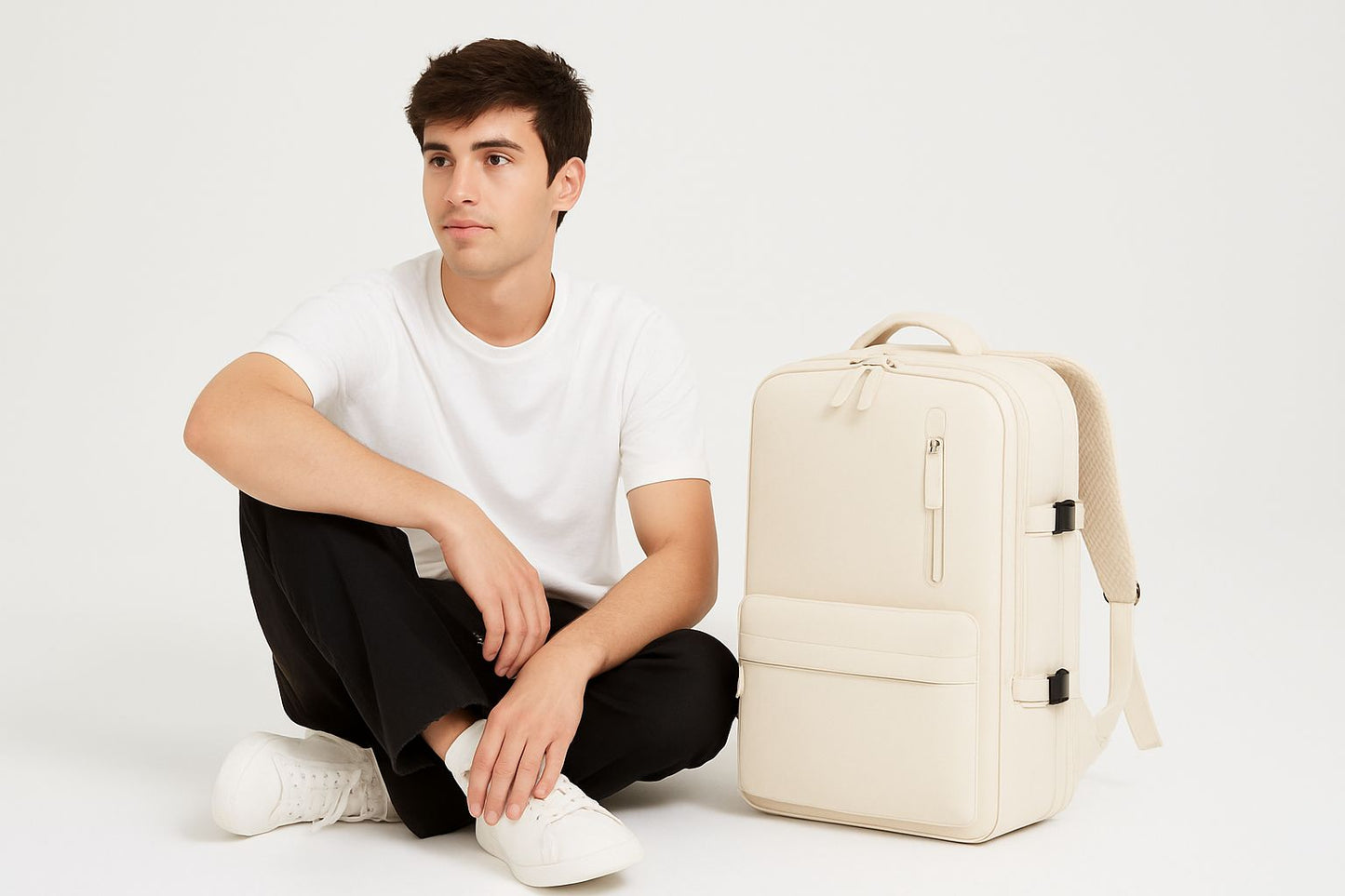Travel & Laptop Backpack – Premium Waterproof Business Bag for Men