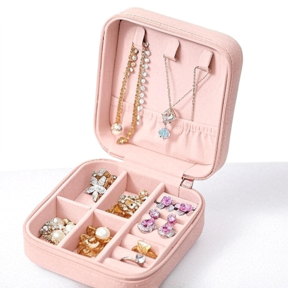 Portable Travel Jewelry Organizer Box