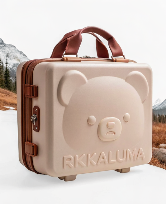 Cute Bear Travel Suitcase – Stylish, Compact & Durable Hard Case RKKALUMA™